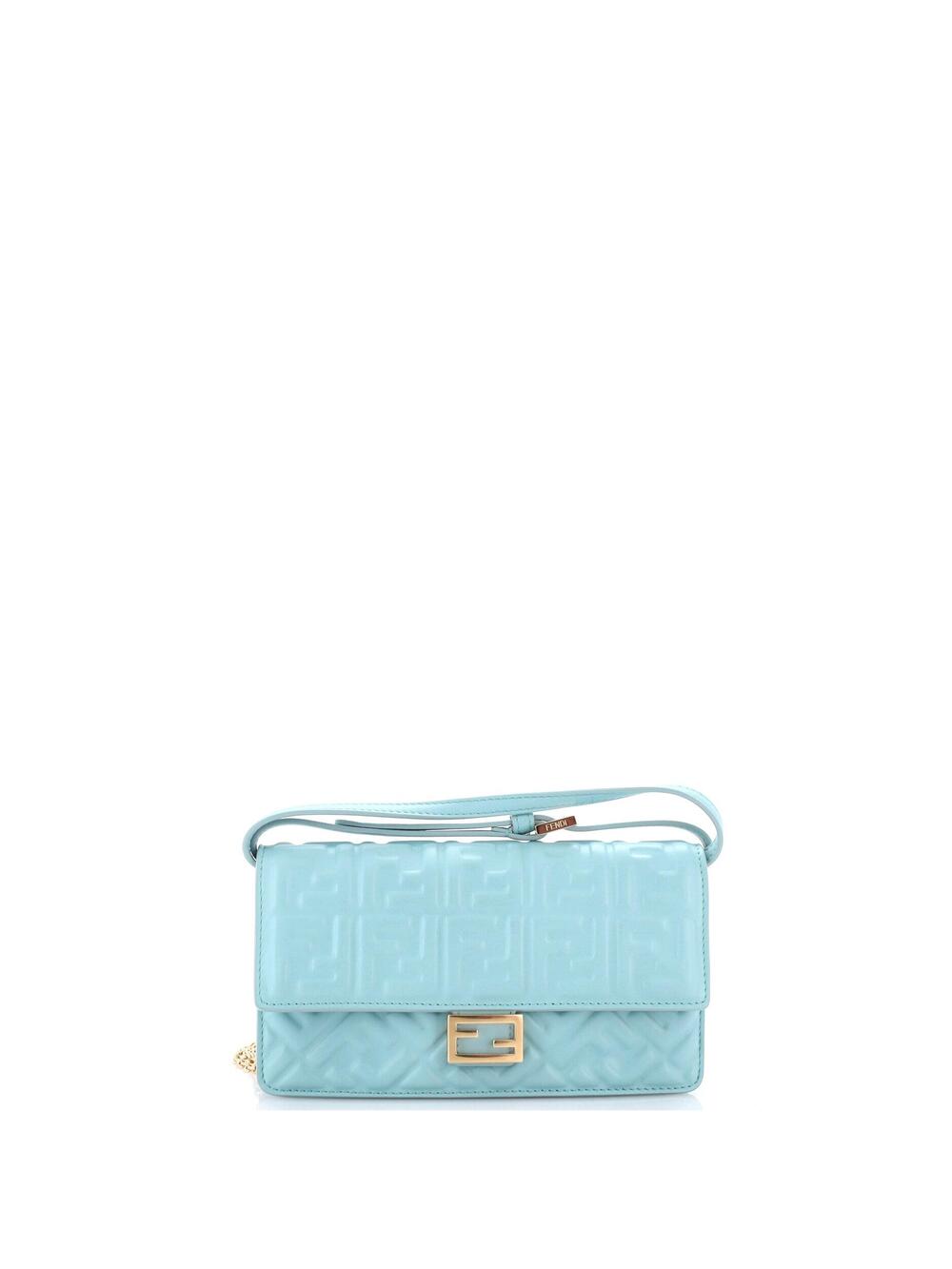 Fendi Baguette Wallet On Chain Zucca #369348F16B